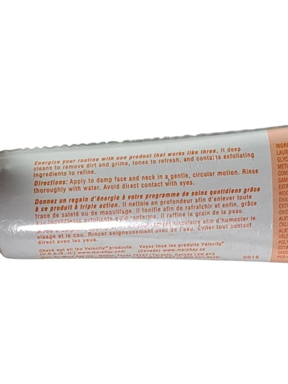 Mary Kay Velocity FACIAL CLEANSER - 5oz Tube Sealed - Discontinued
